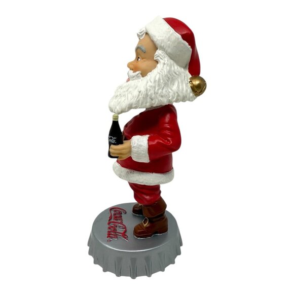 Coca-Cola Hardee’s 2002 Collectible Santa Figurine Bobble Head Holiday with Box - Picture 2 of 15